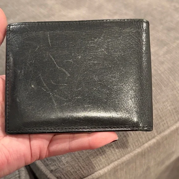 Coach Black Leather Men's Wallet